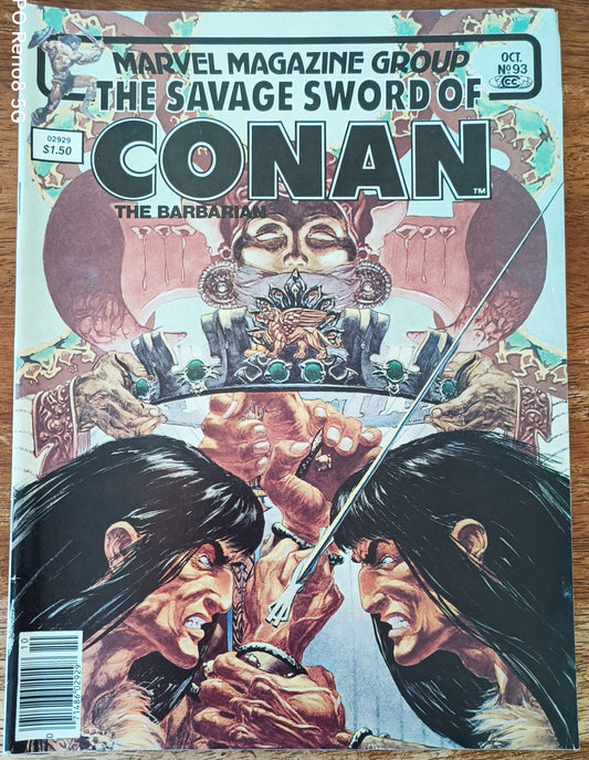 Marvel The Savage Sword of Conan the Barbarian #93