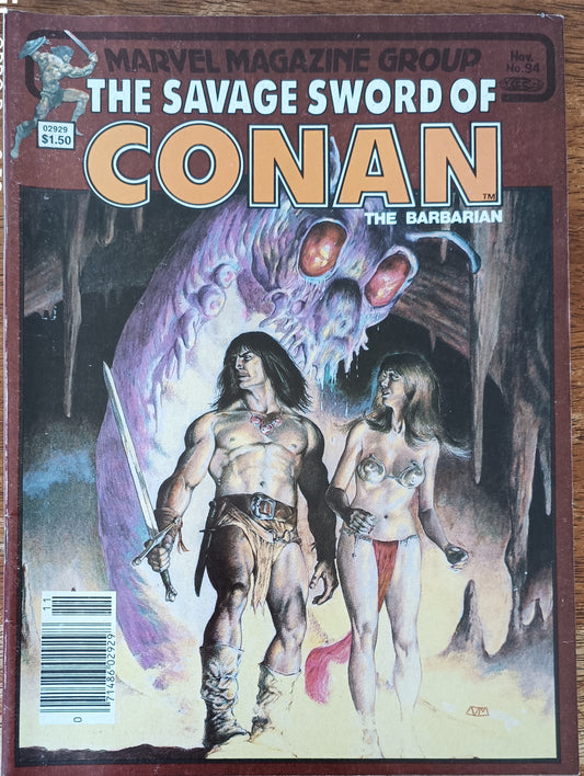 Marvel The Savage Sword of Conan the Barbarian #94