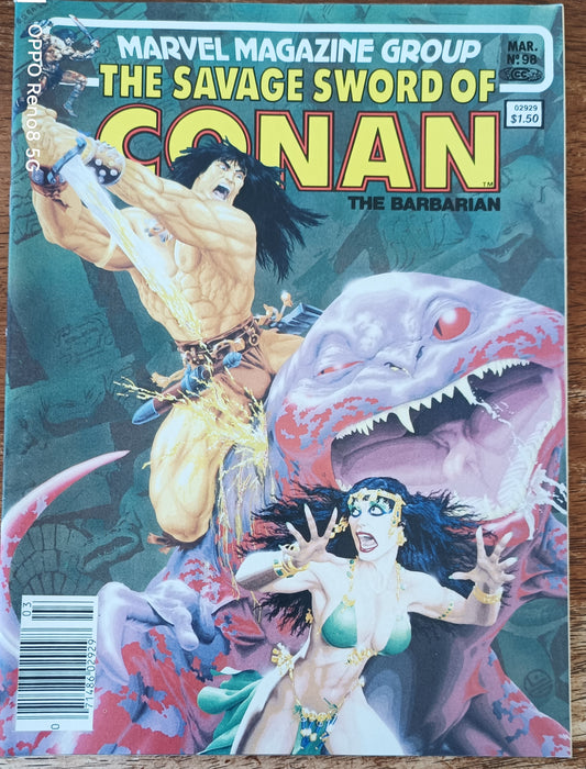 Marvel The Savage Sword of Conan the Barbarian #98