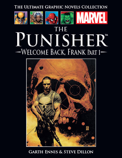 marvel comics, marvel graphic novels, marvel punisher, marvel ultimate graphic collection, punisher, welcome back frank - Best Books